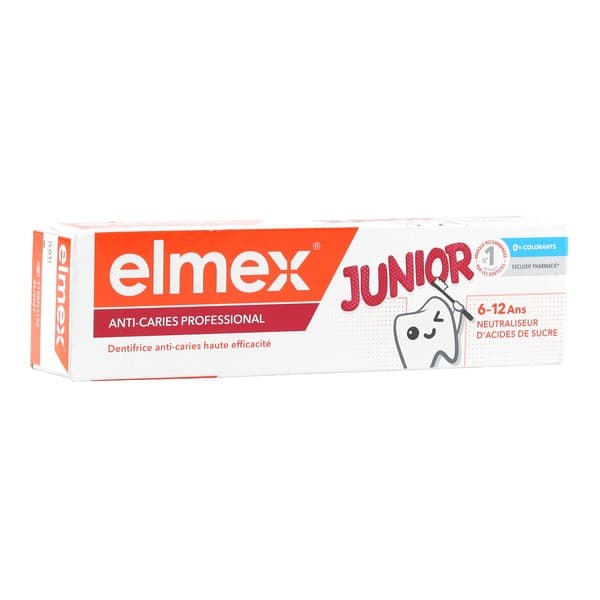 elmex Junior Dentifrice 75ml – hygiène dentaire pour enfants